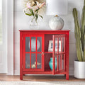 Portland 2-Door Glass Cabinet by Simple Living