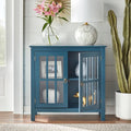 Portland 2-Door Glass Cabinet by Simple Living