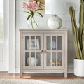 Portland 2-Door Glass Cabinet by Simple Living