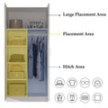 5-Shelf Wardrobe Cabinet with Double Doors