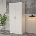 5-Shelf Wardrobe Cabinet with Double Doors