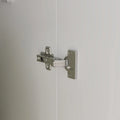 Freestanding 2-Door Bedroom Armoire with Hanging Rod