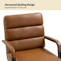 Joseph Contemporary Faux Leather Task Chair with Tilt Lock and Center Tilt by HULALA HOME