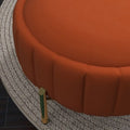 SEYNAR Modern Velvet Tufted Swivel Club Chair and Ottoman Set