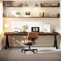 78.74-Inch Extra Long Double Computer Desk with Stylish Metal Legs for Home Office