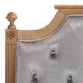 SAFAVIEH Desiderata Rustic Wood Upholstered Headboard