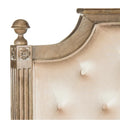 SAFAVIEH Desiderata Rustic Wood Upholstered Headboard