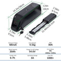 48V 20AH Ebike Battery 48V Lithium Battery 48V Battery with Charger for 750W - 1500W Adult Electric Bike Tricycle