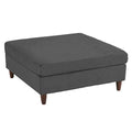 5-Piece Corduroy Modular Sectional Sofa with Ottoman