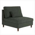5-Piece Corduroy Modular Sectional Sofa with Ottoman
