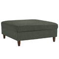 5-Piece Corduroy Modular Sectional Sofa with Ottoman