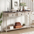 Entryway Console Table with Drawers - Stylish Sofa Table