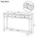 Entryway Console Table with Drawers - Stylish Sofa Table