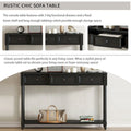 Entryway Console Table with Drawers - Stylish Sofa Table