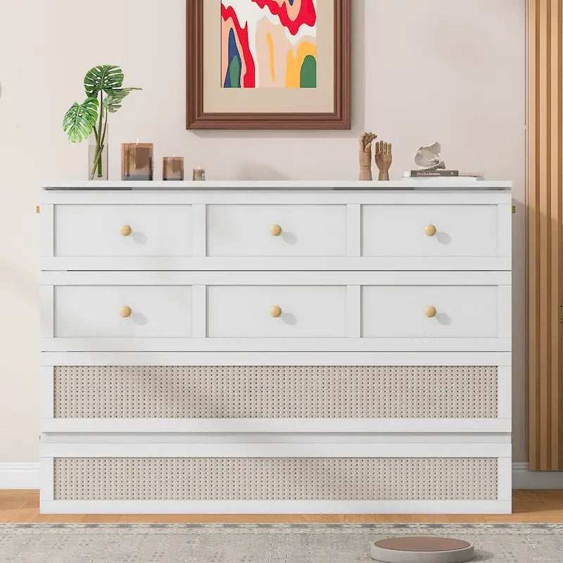 Nestfair Full-Size Murphy Bed with Spacious Drawers