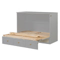 Nestfair Full-Size Murphy Bed with Spacious Drawers