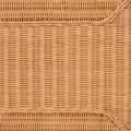Minahasa Bohemian Braided Rattan Coffee Table in Light Honey