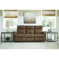 Signature Design by Ashley Edenwold Brown Reclining Sofa - Dimensions: 86" W x 40" D x 40" H