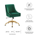Discern Velvet Performance Office Chair