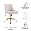 Discern Velvet Performance Office Chair