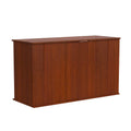 Serene Cherry Aquarium Stand for 75/90 Gallon Tanks with Enclosed Storage by Aquatic Fundamentals