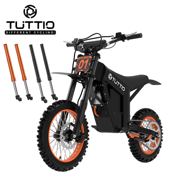 TUTTIO Soleil01 Electric Dirt Bike for Adults, 48V 21ah 200n.m, 2000W Motor, Max 37mph, Maximum Range 45 Miles, Dirt Bikes