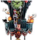 The Bradford Exchange the Nightmare Before Christmas Cuckoo Clock, 21 in, Musical, Light - up, Limited Edition