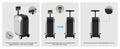 L2 - S Smart Rideable Luggage, Foldable Electric Scooter Suitcase, 6.2 Mph Max Speed, 6.2 - Mile Range, Lightweight Portable Design for Travel & Commute