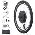 Ktaxon 48V 1000W Electric Bicycle Motor Kit, 26" Front Wheel E - Bike Conversion Kit W/ LCD Display (without Battery)