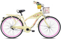 26" Margaritaville Women'S 3 - Speed Cruiser Bike, Yellow