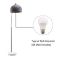 Rosén GARDEN Arc Floor Lamp, Modern Reading Light for Living Room, Bedrooms and Office, Light Direction Adjustable, Bulb Not Included