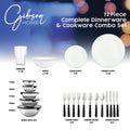 Gibson Home 71 - Piece Stainless Steel Silver Cookware Combo Set