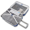 American Tourister Pirouette NXT Hardside Large Checked Luggage with Spinner Wheels - Ultramarine
