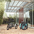 ABORON 3.0 Fat Tire Electric Trike for Senior Foldable E - Bike, 500W Motorized Tricycle Adult 20" Folding 3 Wheel Electric Commute Bike Trike W/48V Battery and Storage Baskets