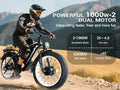 5000W (Peak) Electric - Bike for Adults, 60V 25AH Battery Electric Motorcycle, Dual - Motor - Ebike 50MPH Ebike, 26*4.0 Fat Tire Electric - Bicycle, AWD 21 - Speed Mountain Bike for All - Road UL 2849