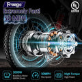 6000W(Peak) Motor 60V/35ah Battery, Freego X2pro Electric Motorcycle for Adults, Electric Bike 50MPH/7 Speed Off Road Electric Bicycle, 19x2 Full Suspension/Four - Piston Hydraulic Brake UL2849MTB