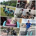 ABORON 3.0 Fat Tire Electric Trike for Senior Foldable E - Bike, 500W Motorized Tricycle Adult 20" Folding 3 Wheel Electric Commute Bike Trike W/48V Battery and Storage Baskets