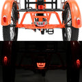 ABORON 3.0 Fat Tire Electric Trike for Senior Foldable E - Bike, 500W Motorized Tricycle Adult 20" Folding 3 Wheel Electric Commute Bike Trike W/48V Battery and Storage Baskets
