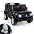 12V 4WD Kids Ride On Car, Licensed Mercedes-Benz EQG Battery Powered Electric Vehicle with Remote Control & Music
