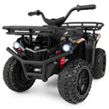 24V Kids ATV Ride On Quad, Electric 4 Wheeler Toy with 5Mph Max Speed, LED Headlights, Music, Front & Rear Storage for Boys Girls