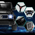 12V 4WD Kids Ride On Car, Licensed Mercedes-Benz EQG Battery Powered Electric Vehicle with Remote Control & Music