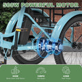 ABORON 3.0 Fat Tire Electric Trike for Senior Foldable E - Bike, 500W Motorized Tricycle Adult 20" Folding 3 Wheel Electric Commute Bike Trike W/48V Battery and Storage Baskets