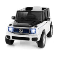 12V 4WD Kids Ride On Car, Licensed Mercedes-Benz EQG Battery Powered Electric Vehicle with Remote Control & Music