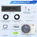 Energy Star 18000 BTU Mini Split Air Conditioner & Heater, 21 SEER2 208-230V Inverter Split AC Unit with Heat Pump for Rooms up to 1250 Sq.Ft